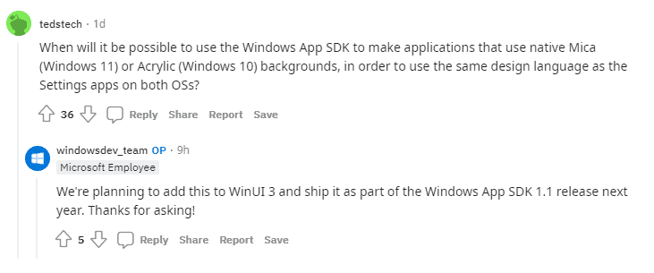 Microsoft UI team will focus on solving Win11 system UI performance issues next year