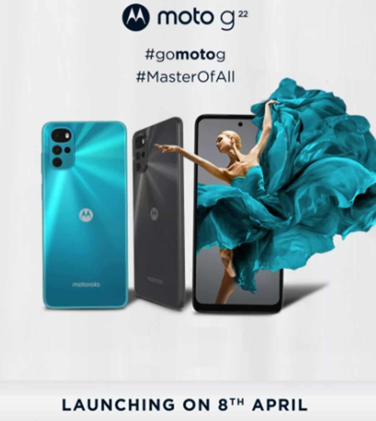 Motorola Reveals The Moto G22 Launch Date In India, Flipkart Listing Live