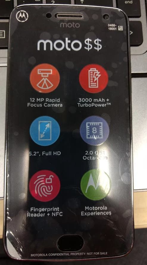 New image of Moto G5 Plus appears, reveals more specs!
