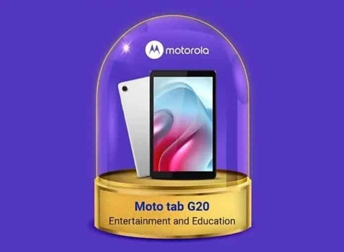 Moto Tab G20 Specifications & Design Revealed Ahead Of Launch