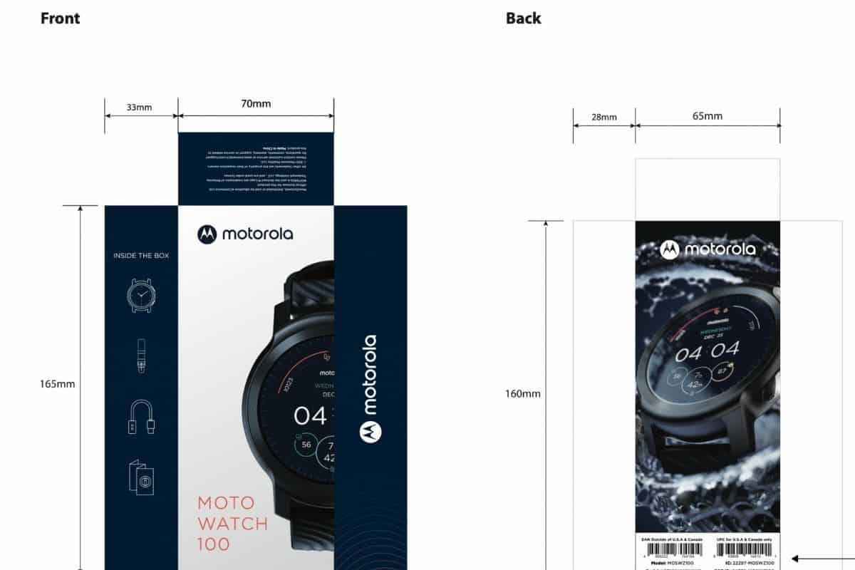 'Moto Watch 100' Motorola Branded Smartwatch Likely to Launch Soon
