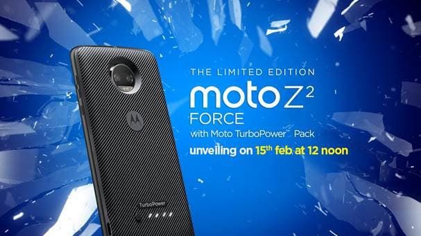 Motorola sends out media invites for Moto Z2 Force launch event in India on February 15