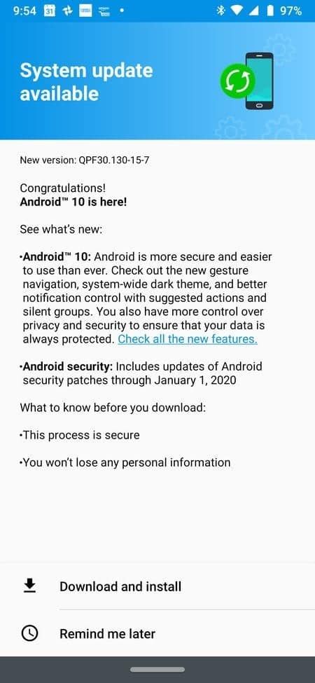 Motorola Moto Z4 gets Android 10 update - its last major update