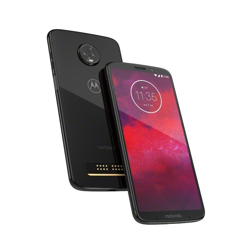 Moto Z3 with SD 835, side mounted fingerprint scanner, and 5G mod announced