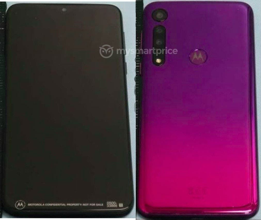 Motorola One Macro leaked images reveals quad-camera and gradient colors