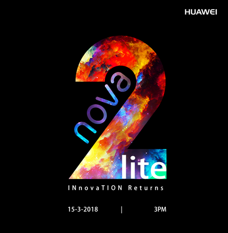 Huawei Malaysia will launch the Nova 2 Lite on 15th March