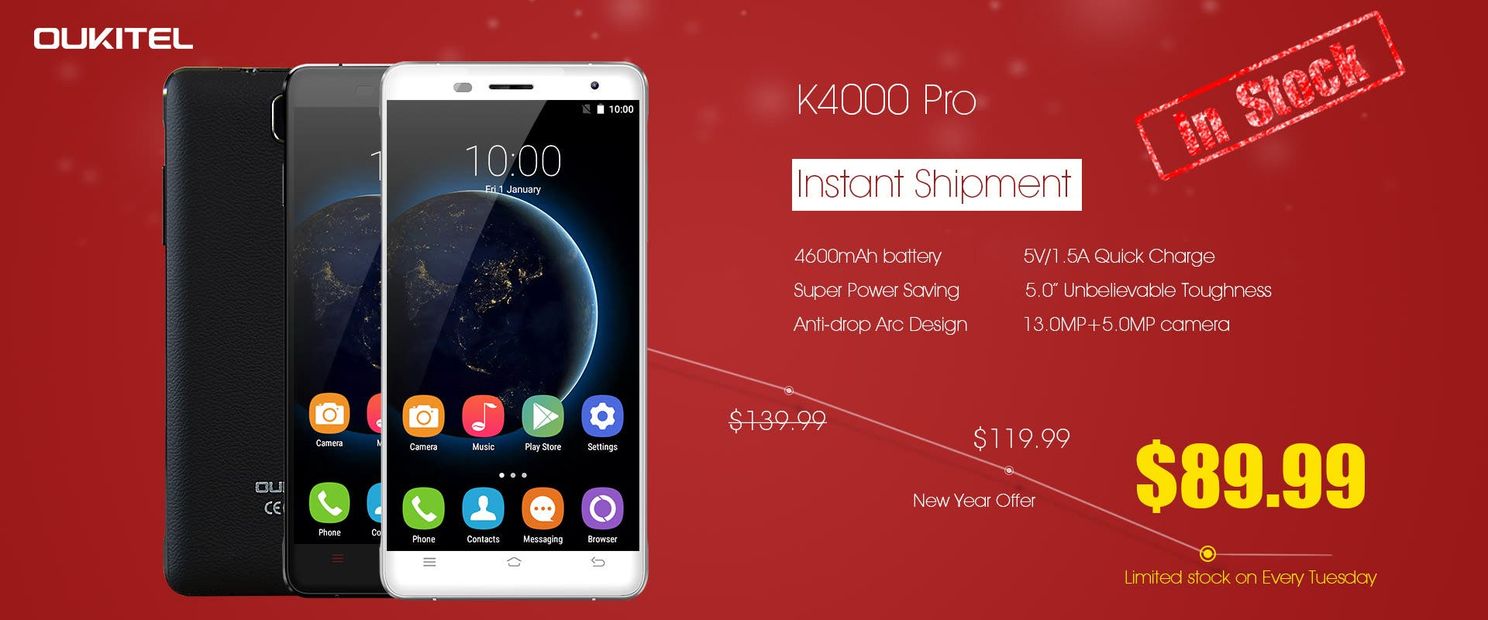 Oukitel K4000 Pro launches next week, Android 6 coming in May