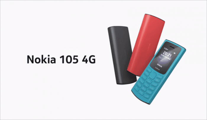 Nokia 110 4G and Nokia 105 4G are launched with a new design