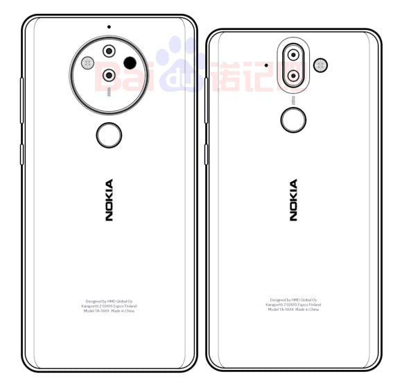 Nokia 10 sketches show up portraying the penta-lens design