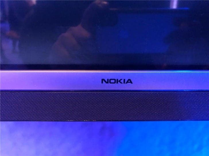 Nokia Smart TV real images with long JBL speakers exposed