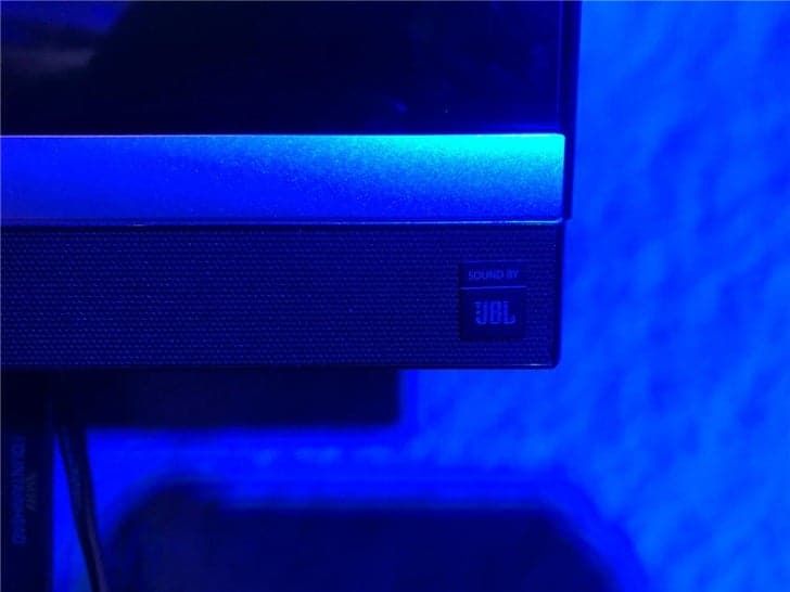 Nokia Smart TV real images with long JBL speakers exposed