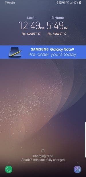 Samsung spams older Galaxy devices with Galaxy Note 9 notifications