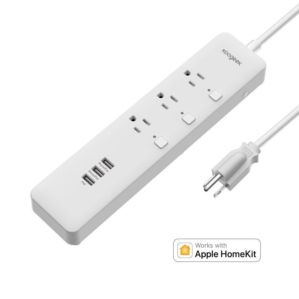 Koogeek O1US Smart Power Strip with Wi-Fi and Apple HomeKit Support