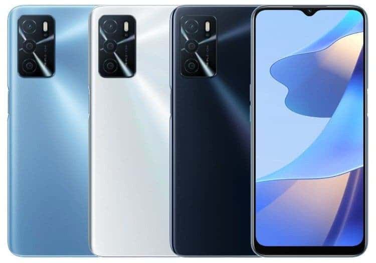 OPPO A16 smartphone with HD+ screen and 5000 mAh battery presented