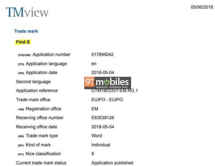 Oppo Find S, Find N trademarks spotted: Are these Find X variants?