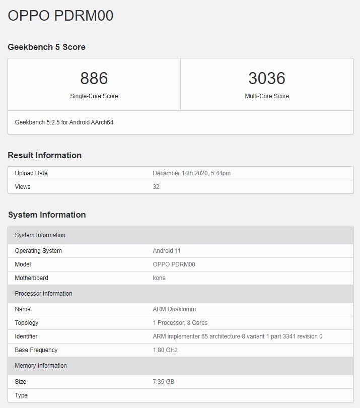 Oppo Reno5 Pro +  5G will arrive with Snapdragon 865 and Android 11
