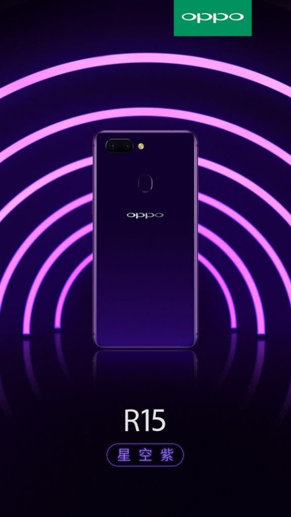 Oppo R15 and R15 Dream Mirror Official Press Renders Released