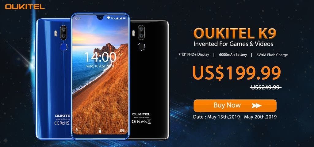 Big battery OUKITEL K9 officially starts presales for $199.99