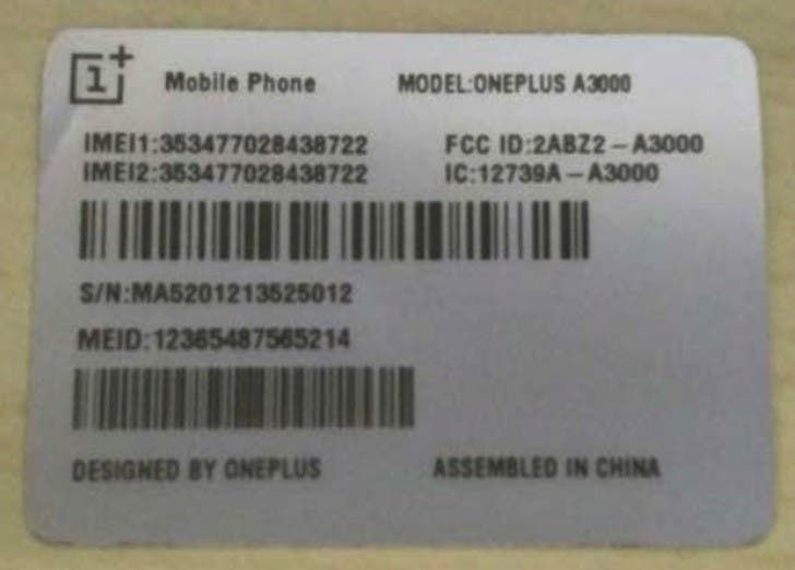 OnePlus 3 stops by at the FCC, writing's on the wall now...