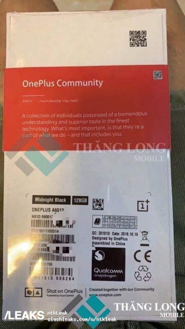 OnePlus 6T Live Images Leaked Just Hours Before the Official Unveiling