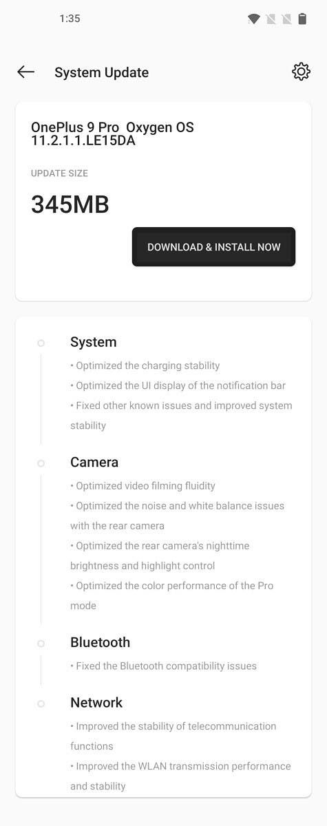 OnePlus 9 / Pro Getting First Update That Brings Important Improvements
