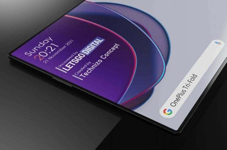 OnePlus Foldable Phone New Patent Hints At Tri-Display & Dual Hinges