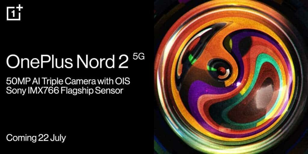 OnePlus Nord 2 Teaser Poster Shows The Entire Back Design