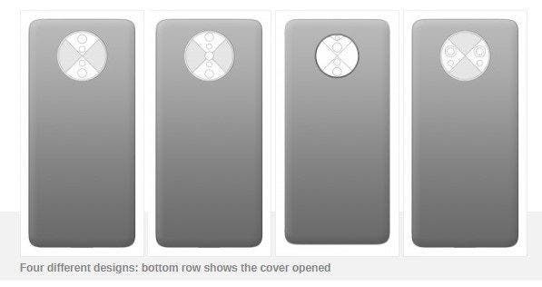 OnePlus patent exposure: hidden camera with rotating cover