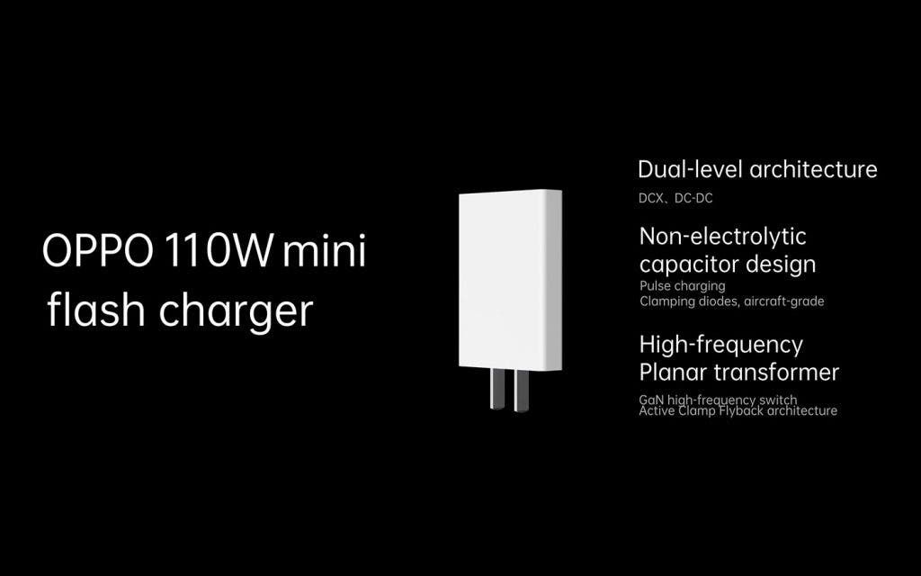 OPPO 110W super flash mini charger released: supports VOOC, PD, PPS, QC, and more