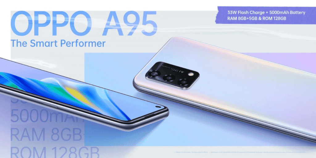 Oppo A95 4G launched with Snapdragon 662 and 5000mAh battery