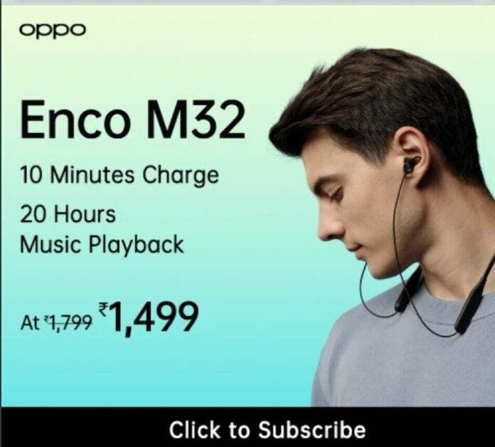 Oppo Enco M32 Price In India Tipped Before Launch, To Sell Via Amazon