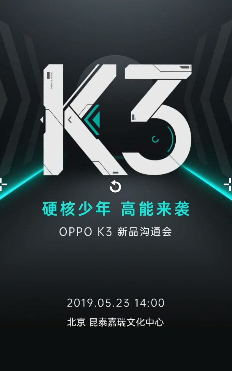 Oppo K3 with Snapdragon 710 SoC launching on May 23 in China