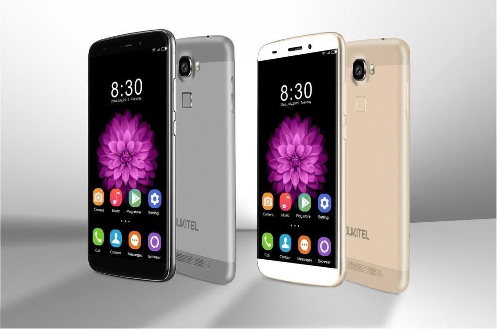 The newly announced Oukitel U10 features a metal body and fingerprint sensor