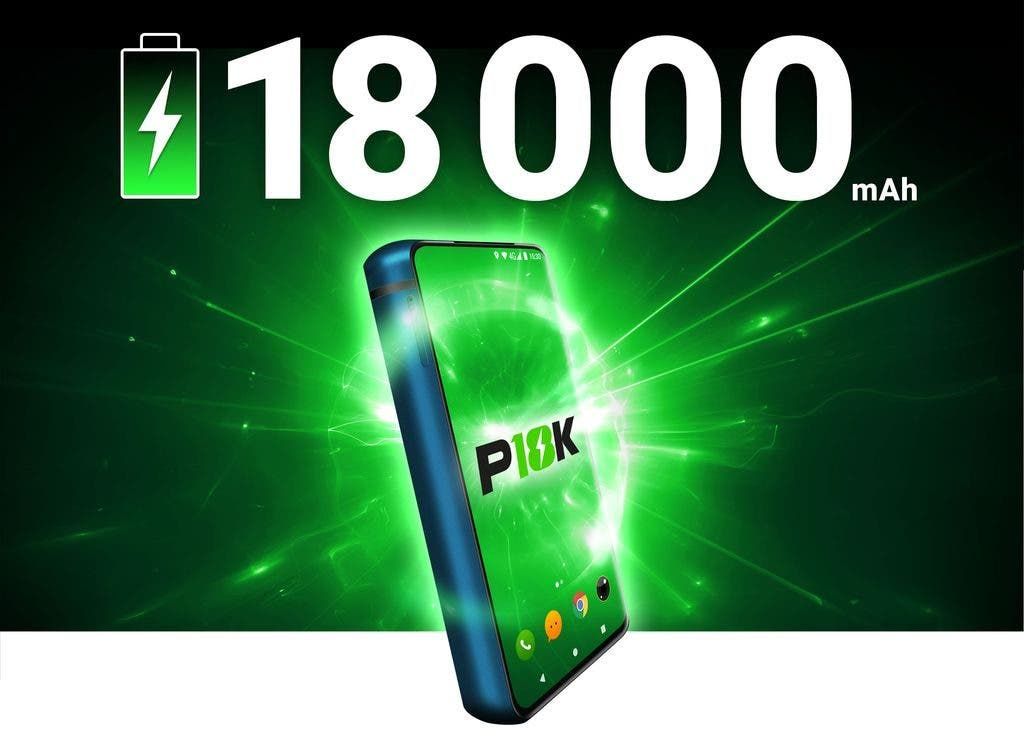 P18K smartphone with 18.000 mAh battery gets to Indiegogo