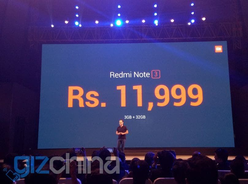 Snapdragon 650 Redmi Note 3 launched in India amid huge fanfare