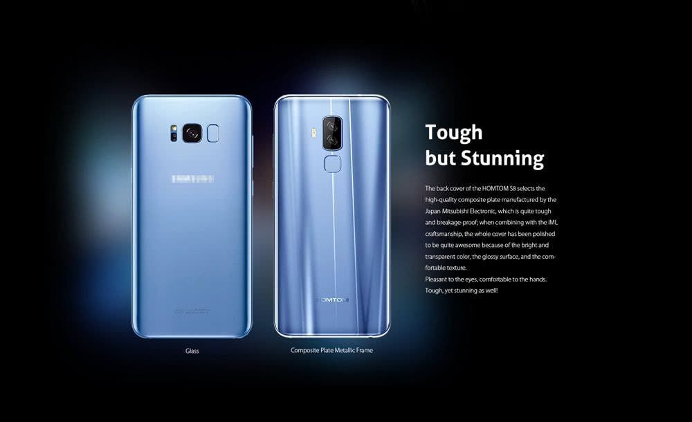 All-screen Homtom S8 heavily discounted on the Cafago e-shop