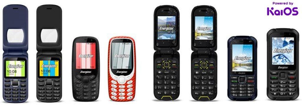 Eight New Energizer® feature phones to run on KaiOS