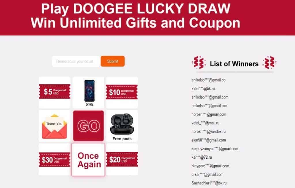 DOOGEE smartphone’s April Fools day promo is still alive!