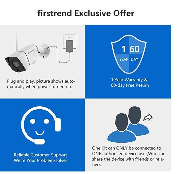 Firstrend wireless security camera is your top choice for home security