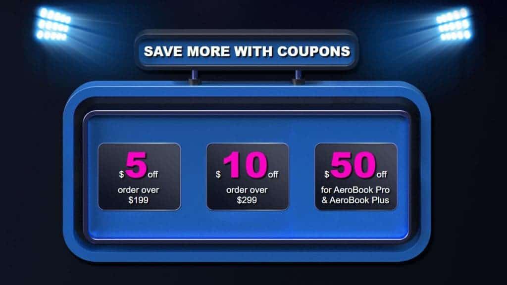 CHUWI Aliexpress Summer sale with coupons up to $50