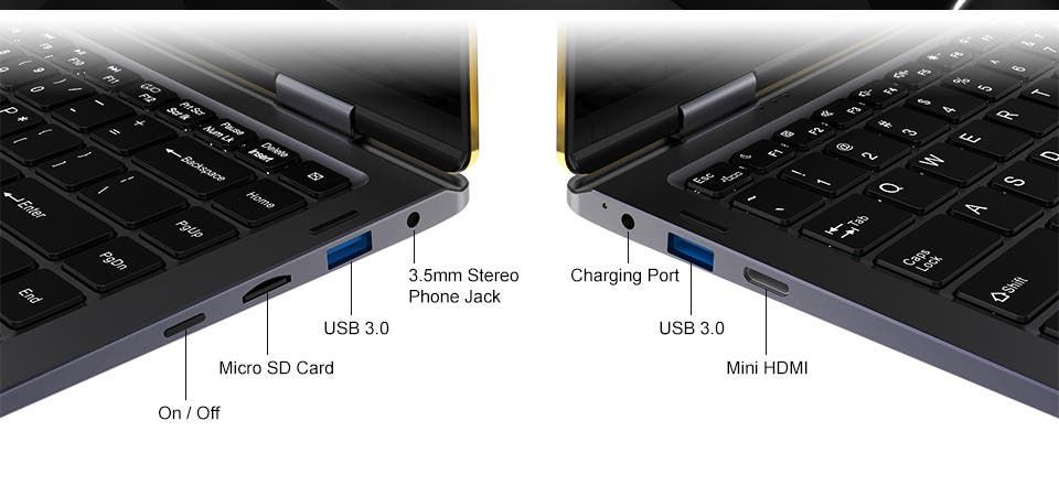 The business style convertible laptop for $349.99 on XIDU official store now