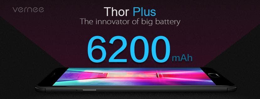 Big battery Vernee Thor Plus on sale for mere $127.54
