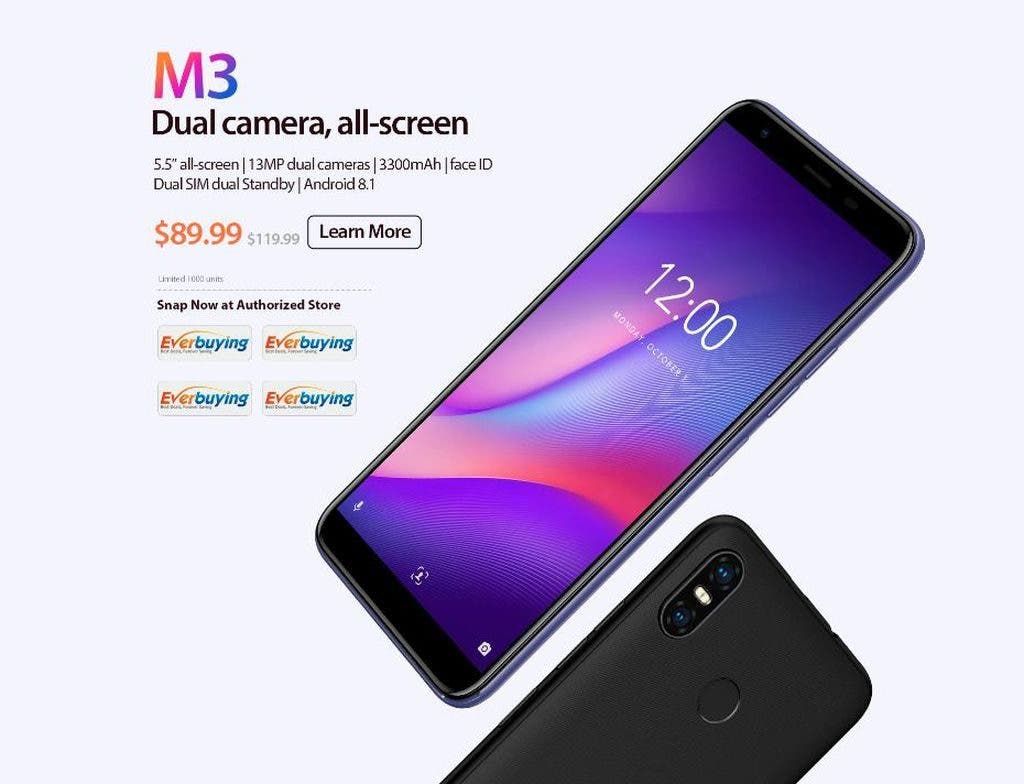 Official presales for Vernee M3 are up with just $89.99 pricing