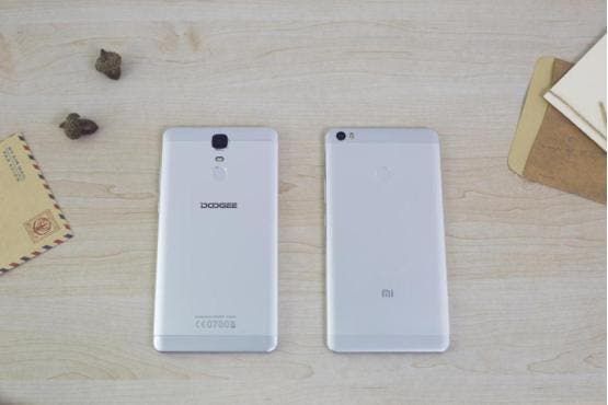 Doogee Y6 Max vs. Xiaomi Mi Max - display comparison