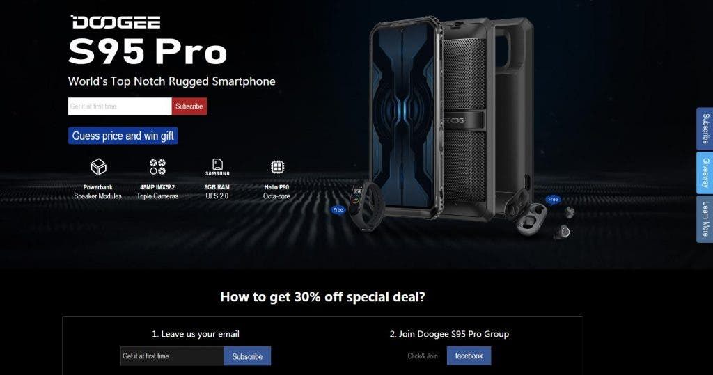 Modular rugged DOOGEE S95 Pro coming soon