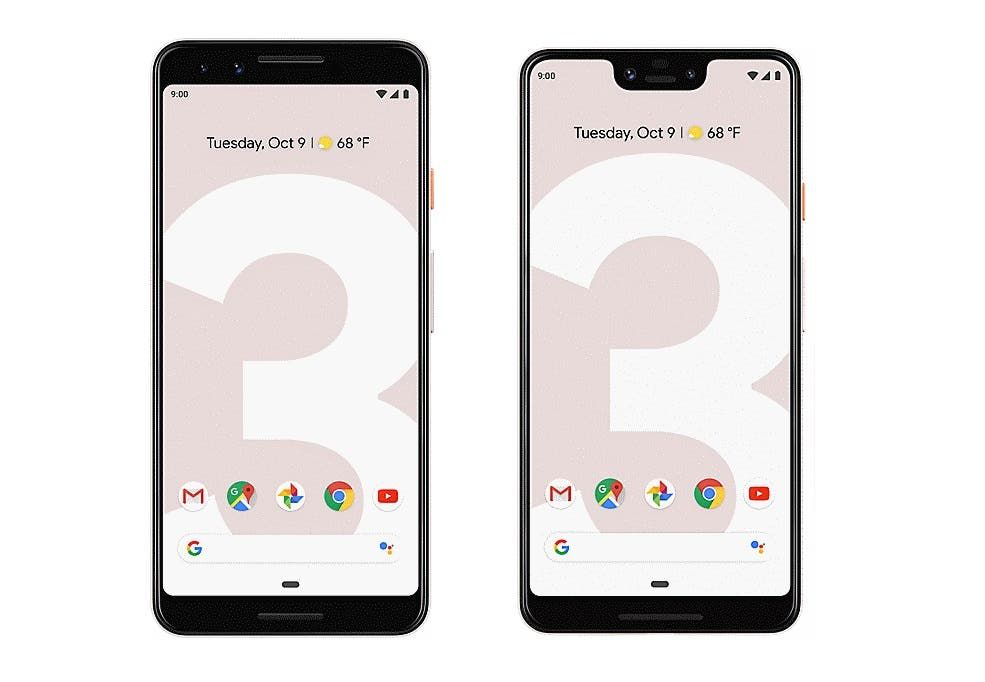 Google Pixel 3a and Pixel 3a XL show themselves in the first official render