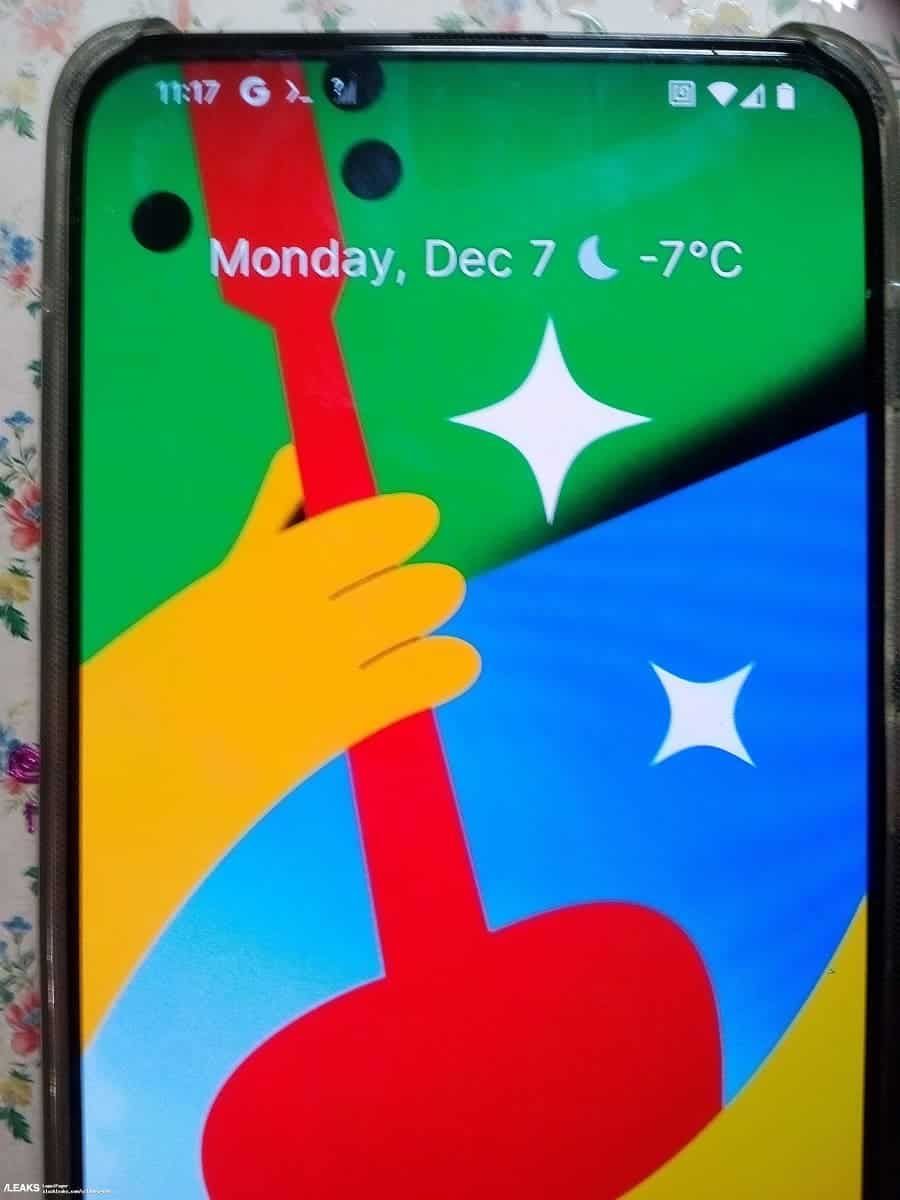 First photos of Google Pixel 5 Pro with sub-screen camera are revealed