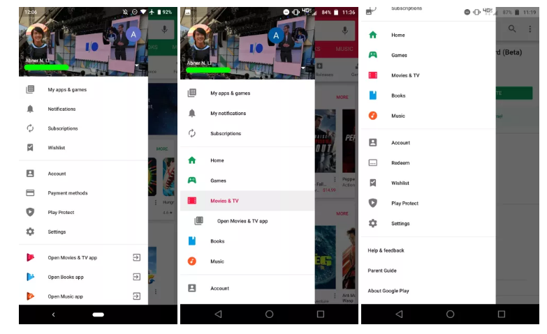 Google Play redesign with bright UI rolling out on Android