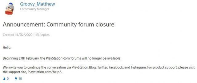 PlayStation official forum is going down - Where will we discuss PS5?