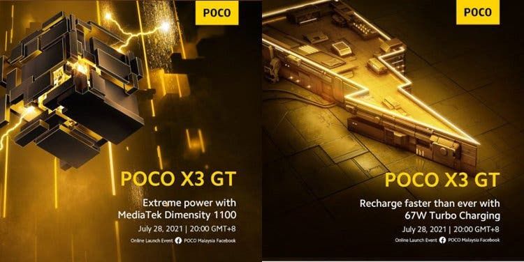 Poco X3 GT with a 120Hz display has appeared on new renders